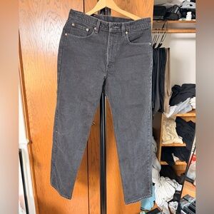 Men's Levis Faded Black Jeans Size 34x32